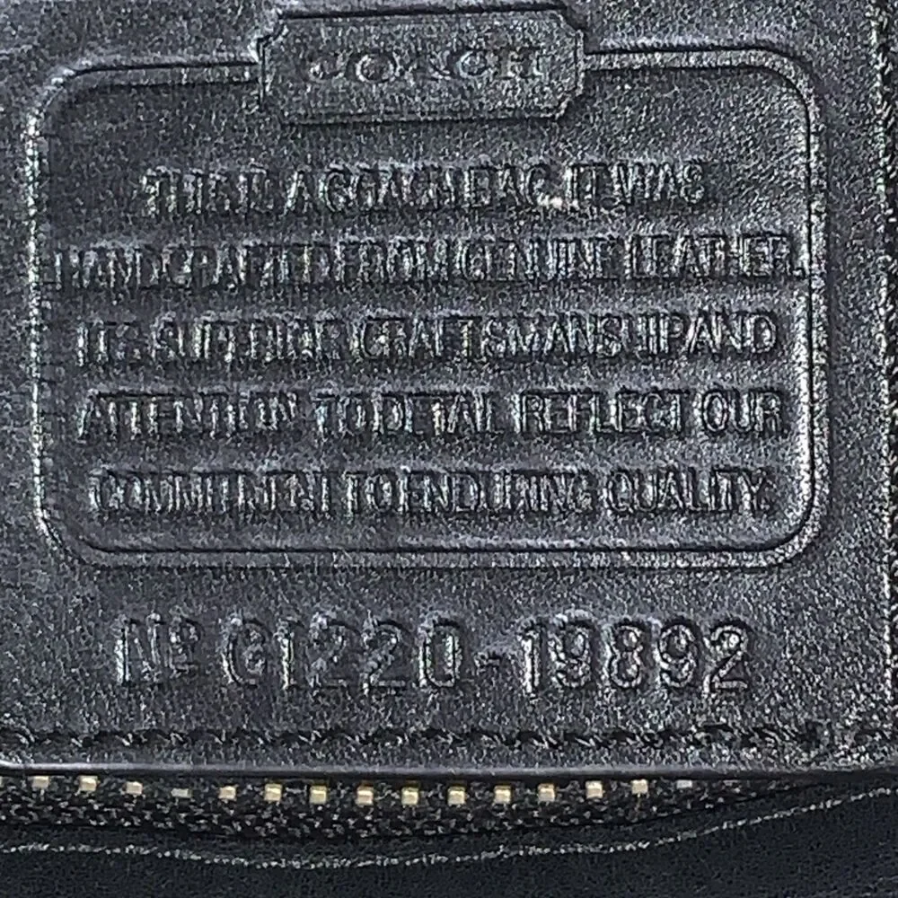 Coach Legacy Rory 19892 Black Quality Leather Satchel/Shoulder Bag Classic
